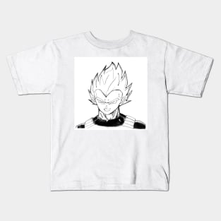 vegeta the prince of saiyans sketch Kids T-Shirt